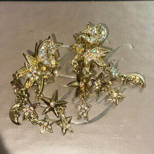 Kirks Folly Star & Moon Ear Clip